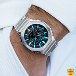MTX9147-SF82 Arctic Nebula Steel Watch