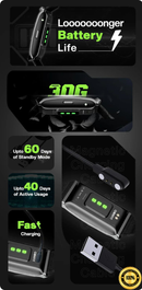 G-58 Advanced Smart Display  Fitness  Band  Black