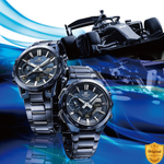 EDX5748-BM32 Blue Horizon Fusion – Premium Solar Bluetooth Hybrid Sports Watch