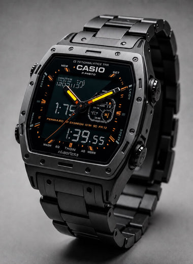 ECT9524-BK91 Urban Matrix Elite – Premium Analog-Digital Multifunction Watch
