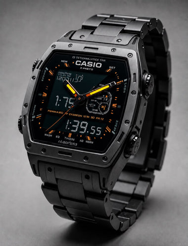 ECT9524-BK91 Urban Matrix Elite – Premium Analog-Digital Multifunction Watch